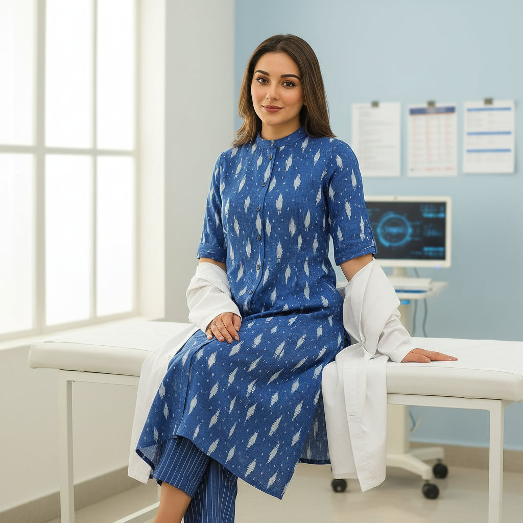 Shree Blue Alina Coord set