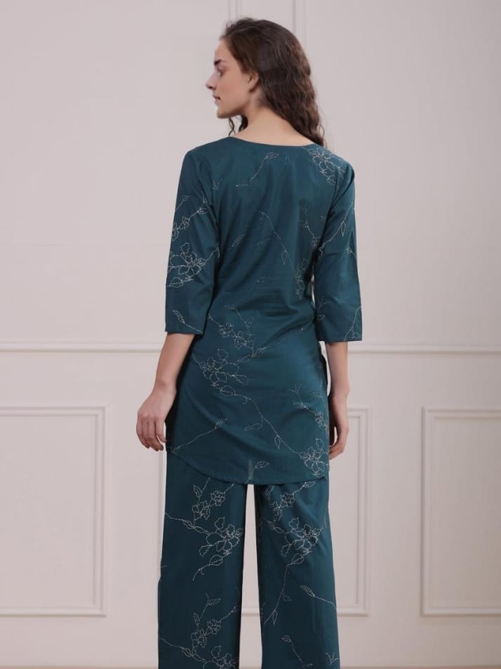 Green Geo Infy Coord Set
