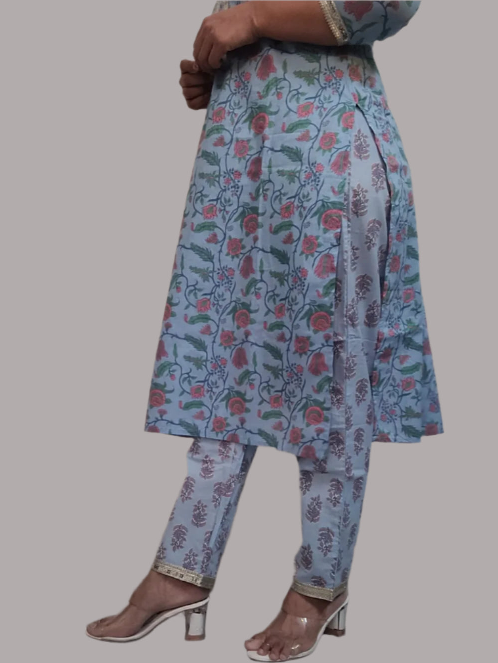 Blue Bloosom kurta set