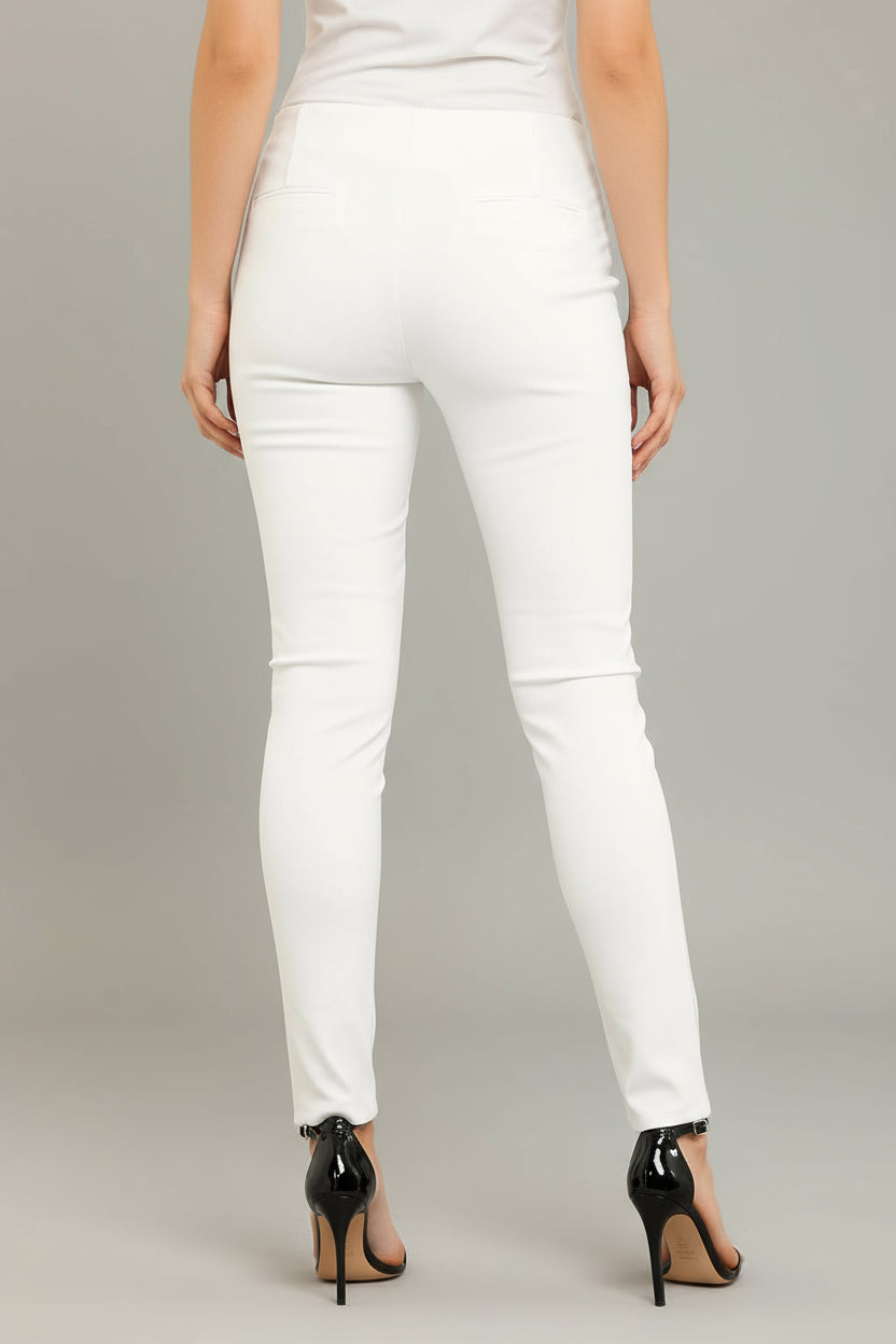 White Lycra Leggant Pant