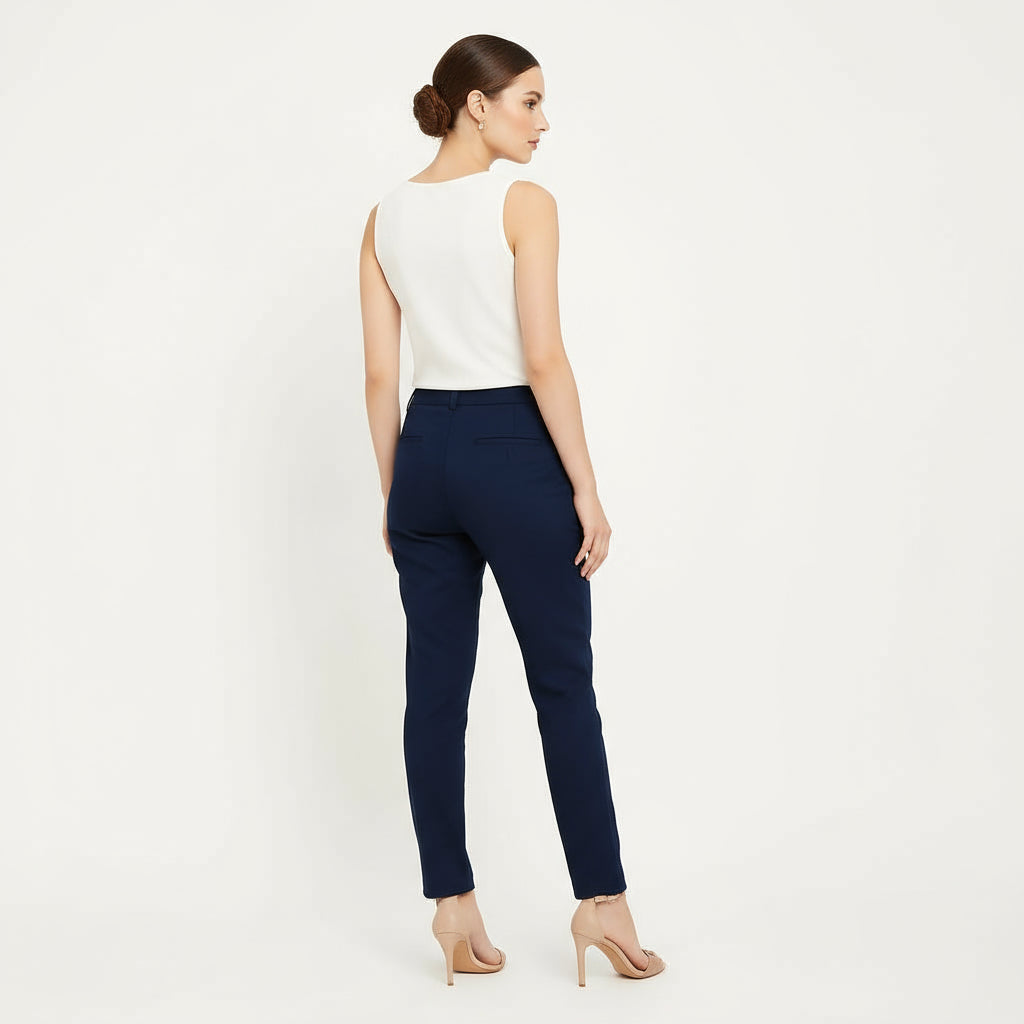 Blue Lycra Leggant Pant