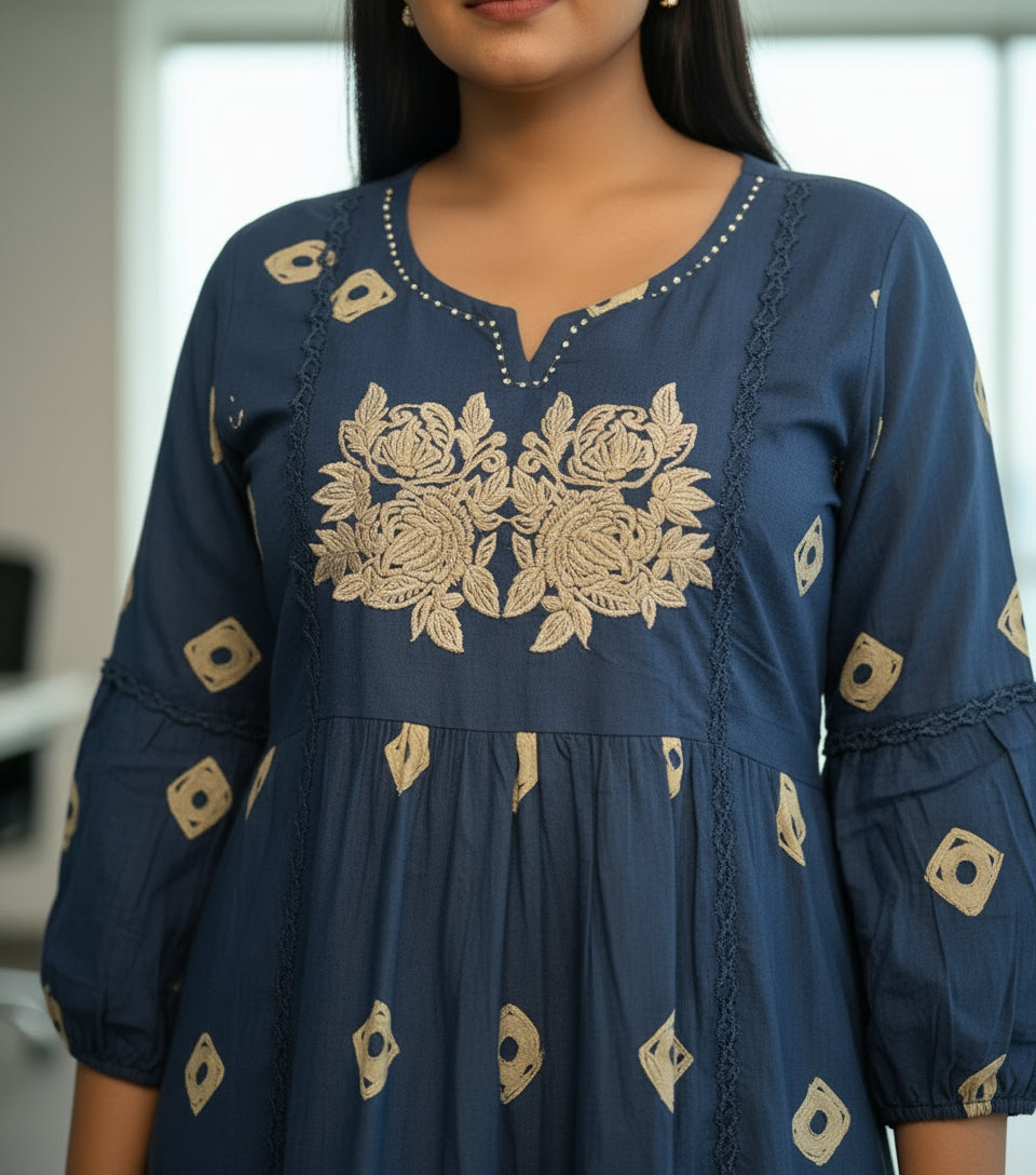 Blue Noor Shree Kurta