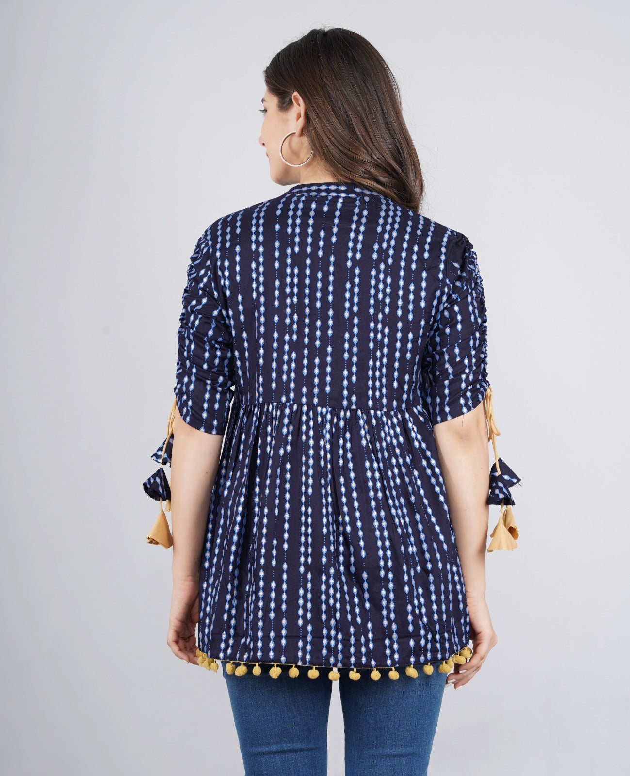 Blue Geet Tunic Top
