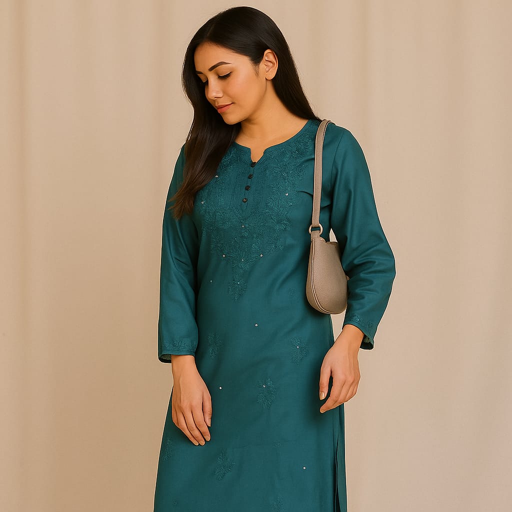 Green Sanya Chicky Kurta