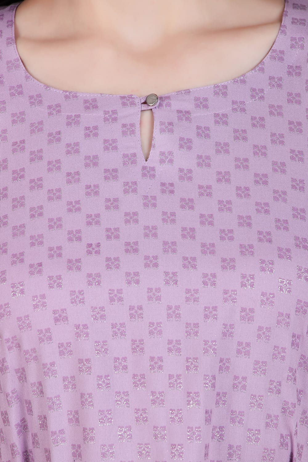 Lavender Twinkle Long Kurta