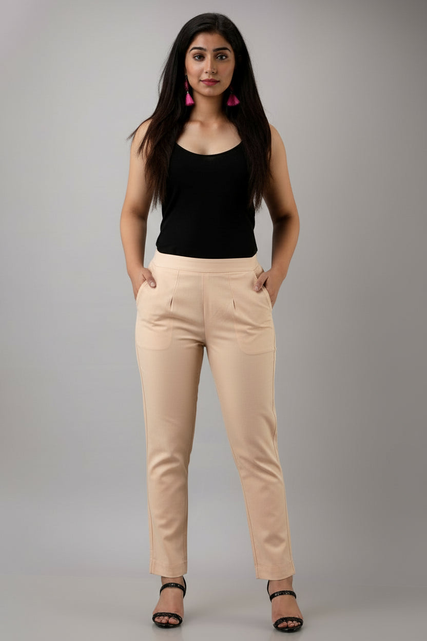 Fawn Cotton Straight Pant