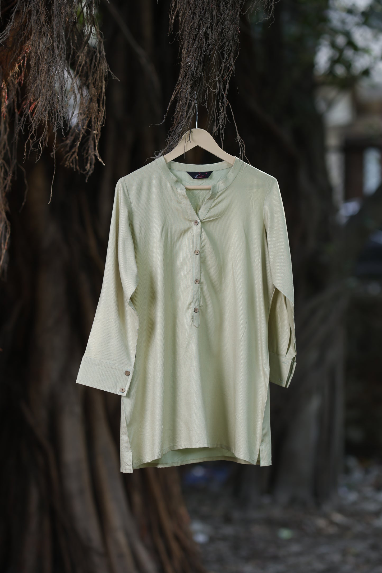 Green Noory Tunic Top