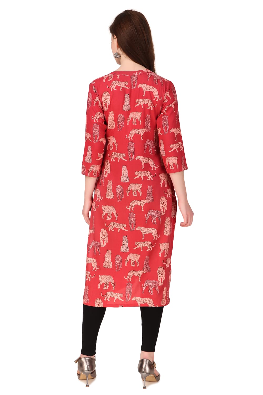Redish  Aniray Kurta