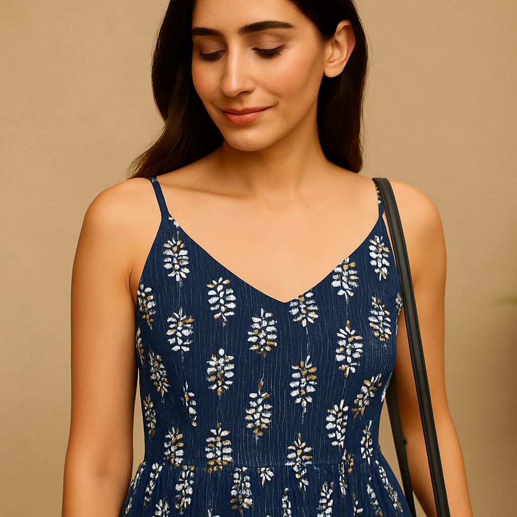 Indigo Katha Strappy Kurta