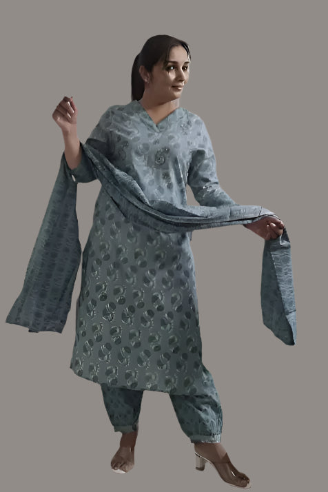 Blue Gulzar Kurta set