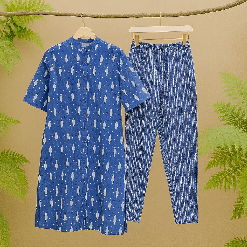 Shree Blue Alina Coord set