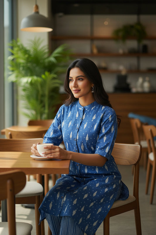 Shree Blue Alina Coord set