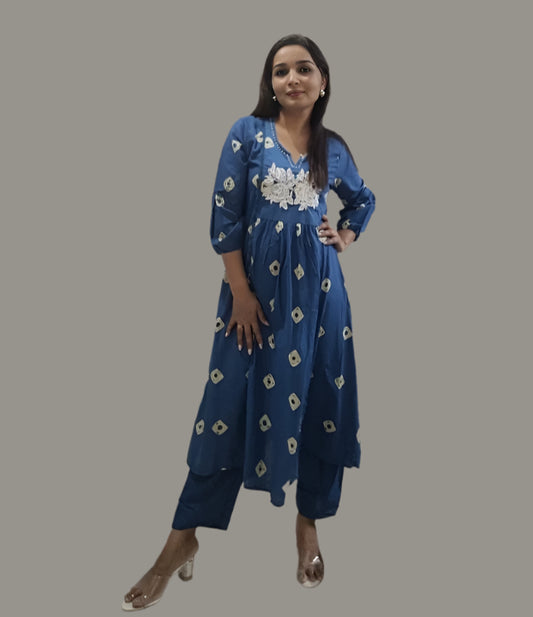 Blue Noor Shree Kurta Set