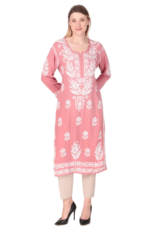 ONION PREMIUM CHIKANKARI KURTA