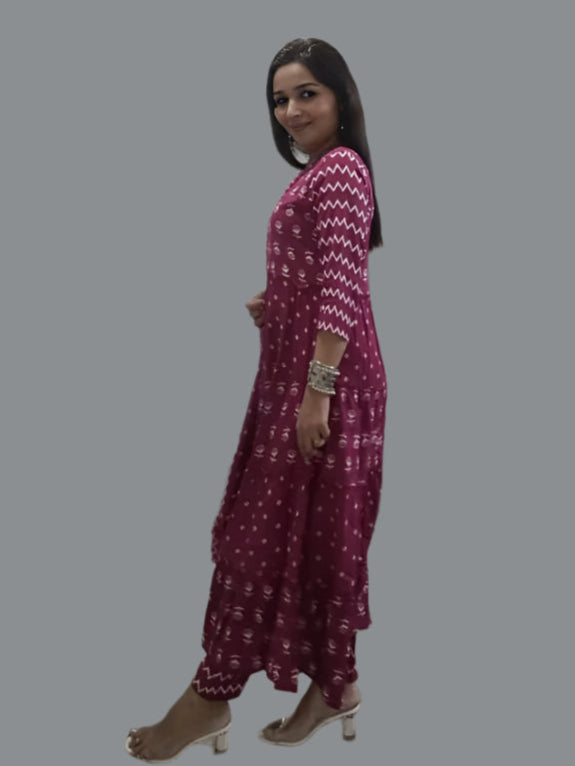 Pink Aline INF Kurta Set