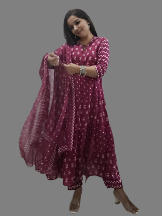 Pink Aline INF Kurta Set