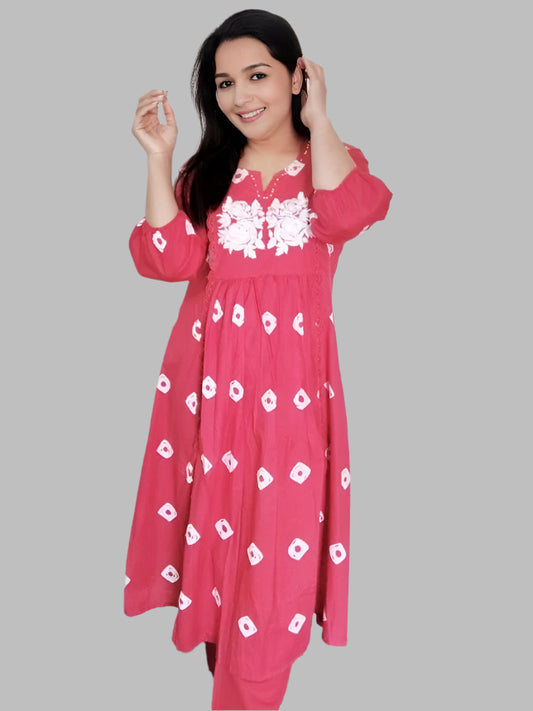 Red Noor Shree Kurta Set