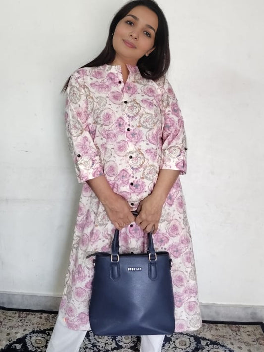 Pink Bloosom Shree Coord Set
