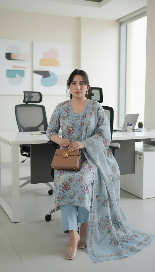 Blue Attitude Kurta Set