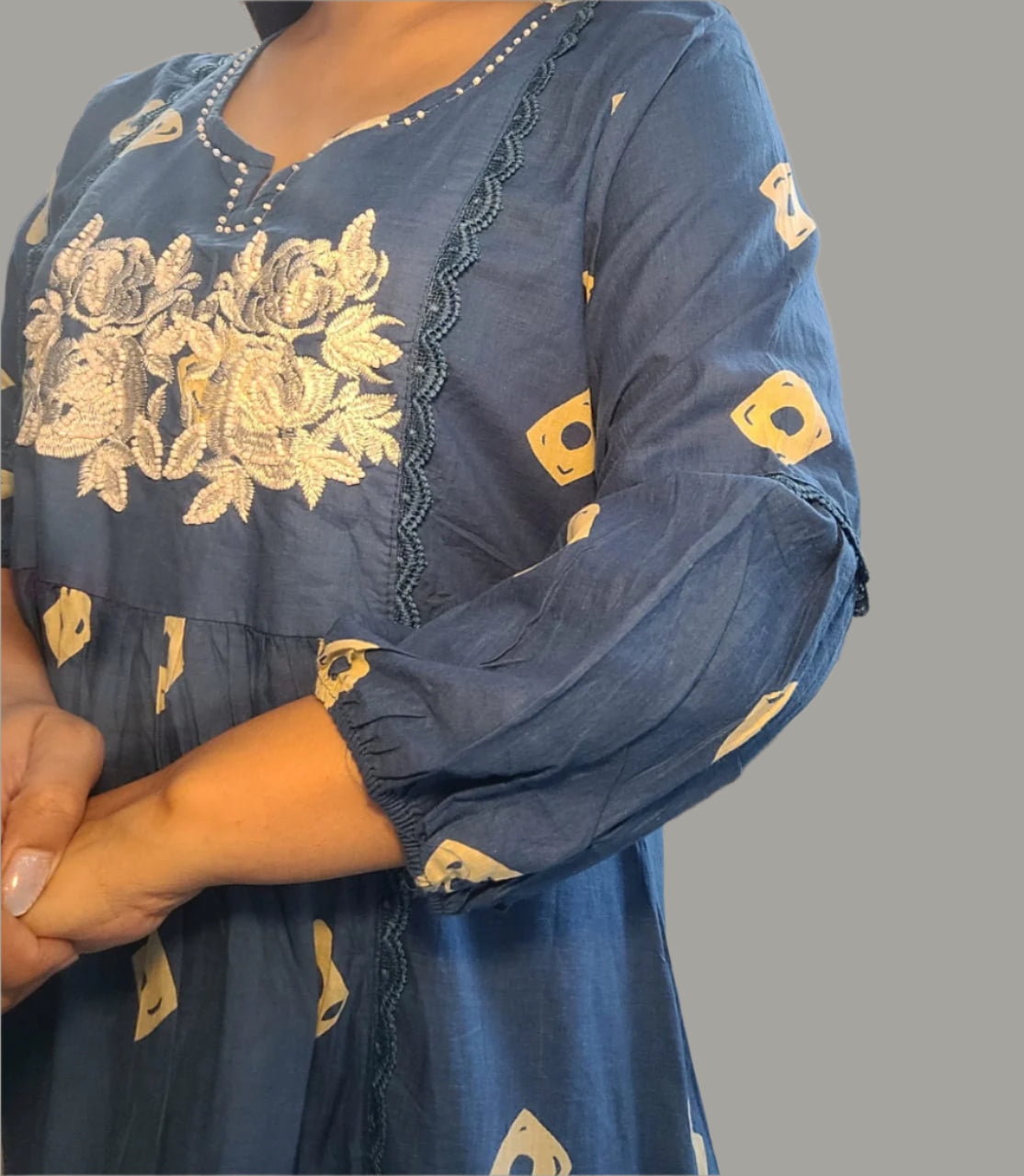 Blue Noor Shree Coord Set