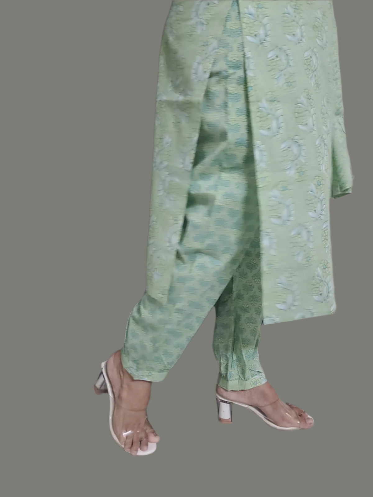 Green Gulzar Kurta set