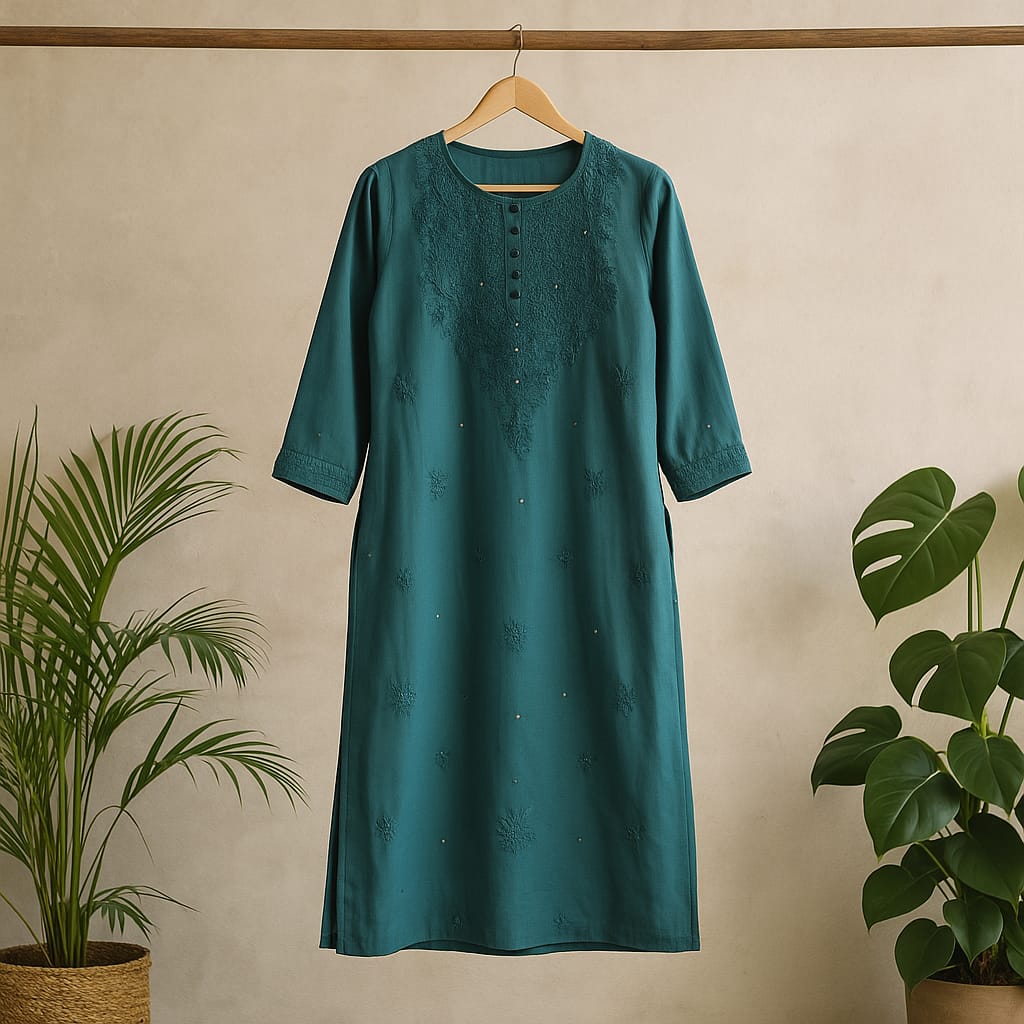 Green  Sanya Chicky Kurta