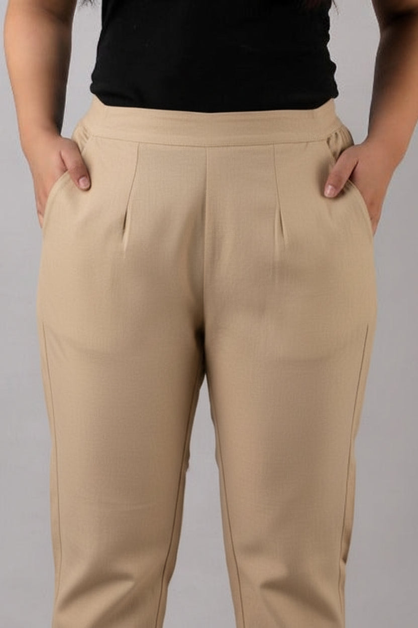 Fawn Cotton Straight Pant