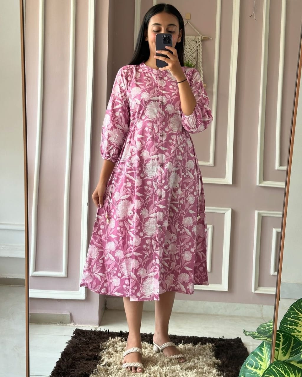 Pink Premium Dress Kurta