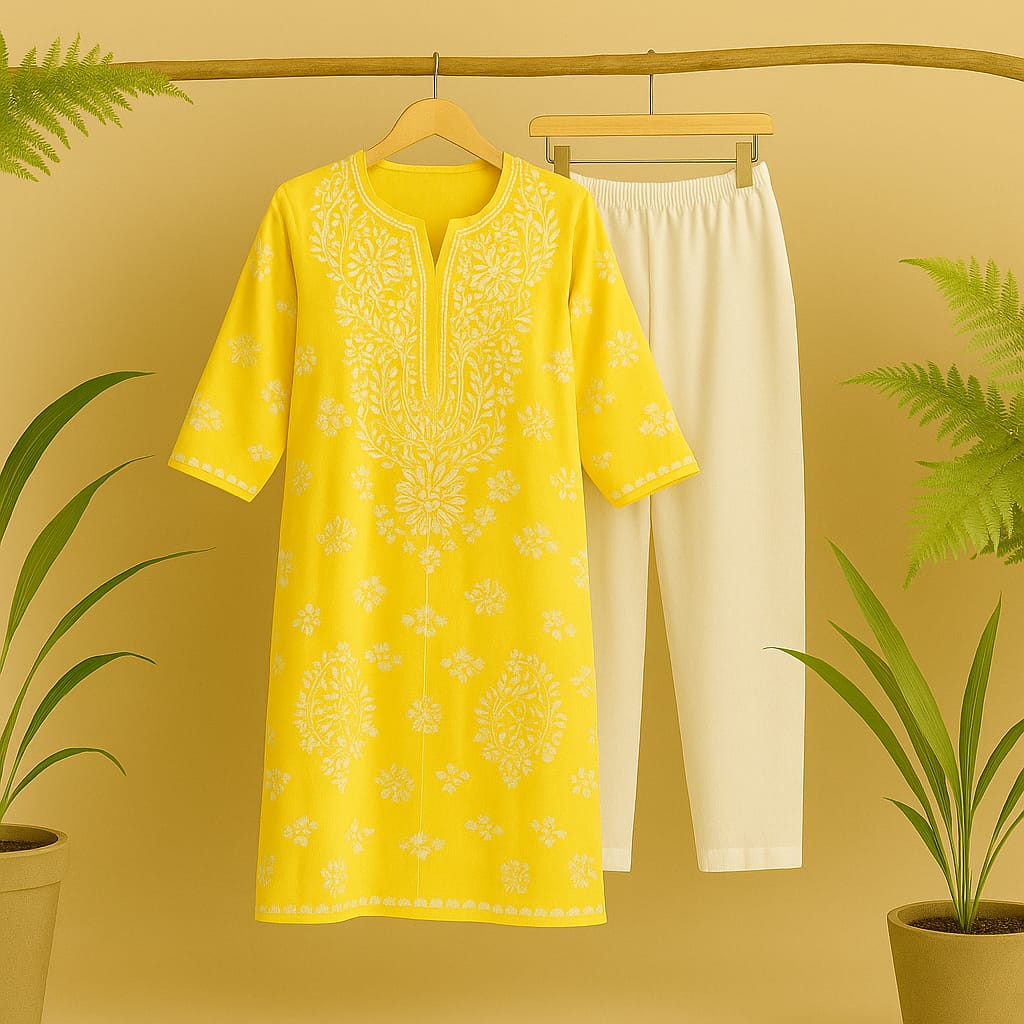 Yellow Chicky Infy coord set