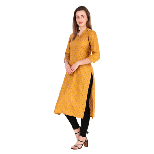 Holter Bow Yellow Texo Kurta